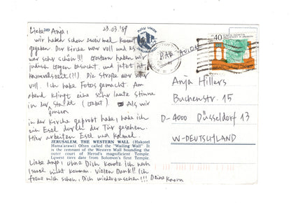 Ansichtskarte The Western Wall / Jerusalem / Israel