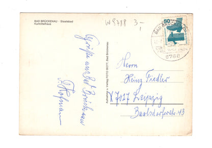 Ansichtskarte Bad Brückenau / Kurmittelhaus