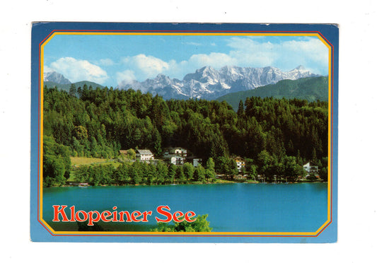 Ansichtskarte Klopeiner See / Kärnten / Österreich