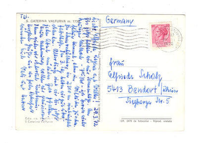 Ansichtskarte S. Caterina Valfura / Italien / N1-59