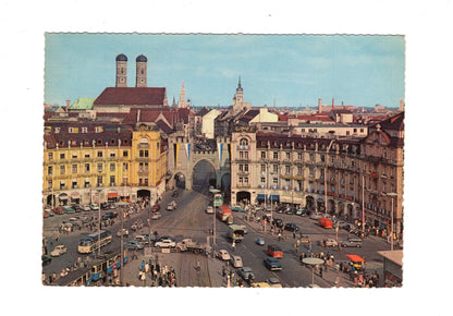 Ansichtskarte München / Stachus mit Karlstor / G1-53