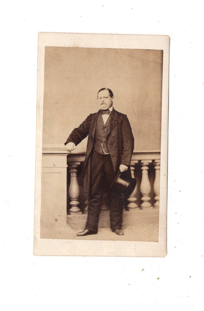 Fotografie Feiner Herr - unbekannter Ort 1860er