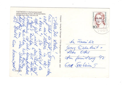 Ansichtskarte Todtmoos im Hochschwarzwald / G1-69