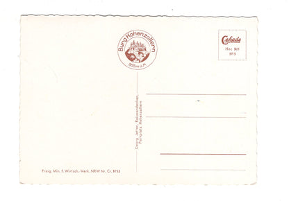 Ansichtskarte Burg Hohenzollern / H1-66