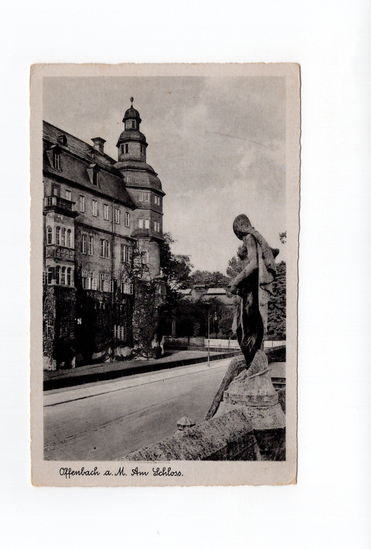 Ansichtskarte Offenbach am Main / Am Schloss
