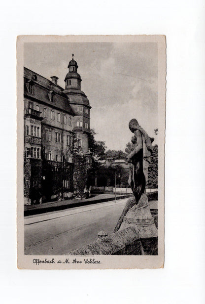 Ansichtskarte Offenbach am Main / Am Schloss