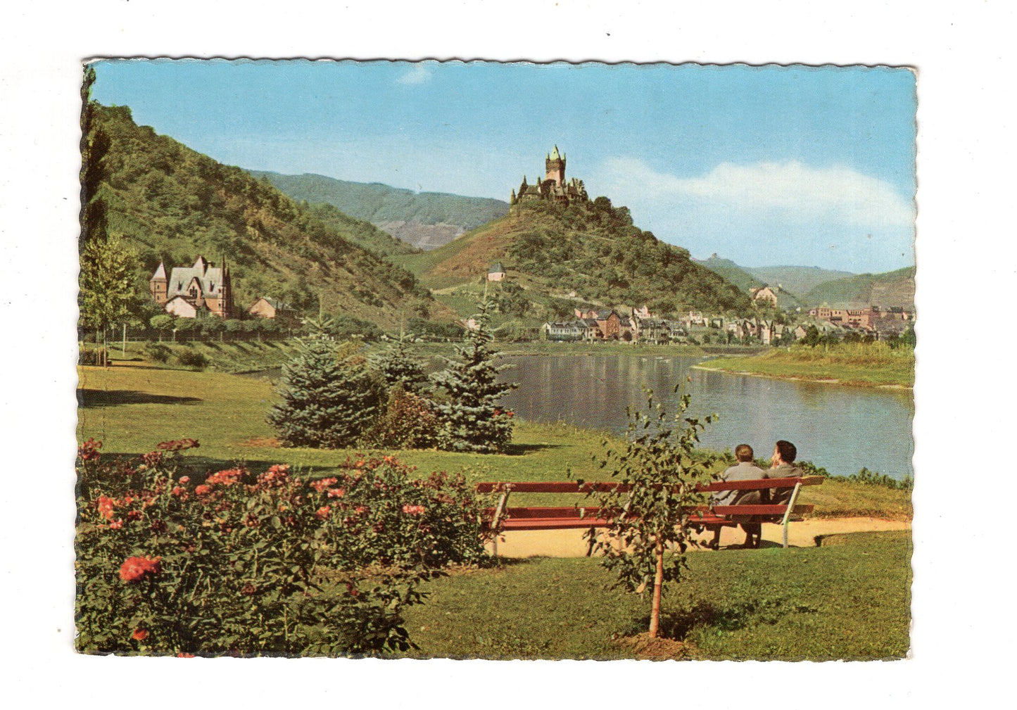Ansichtskarte Cochem an der Mosel mit Burg / M1-58