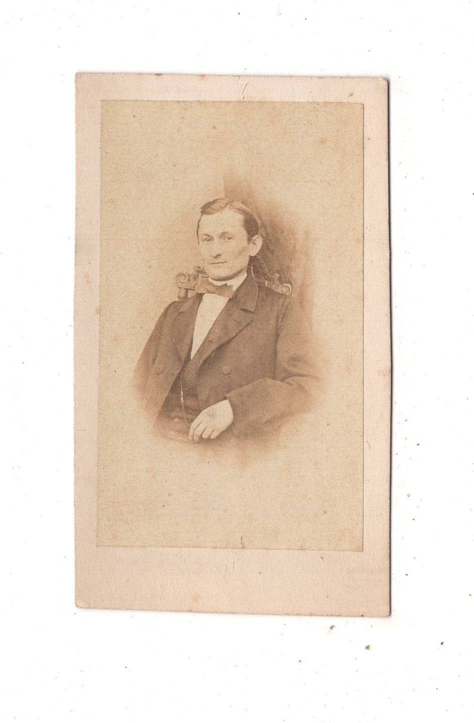 Fotografie Feiner Herr / benannt - unbekannter Ort 1860er