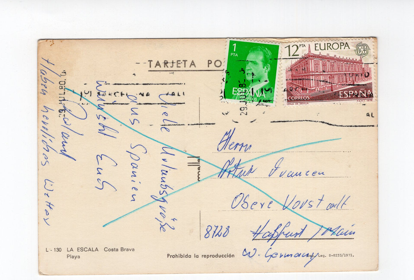 Ansichtskarte La Escala / Playa / Costa Brava / Spanien