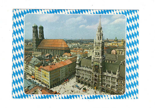 Ansichtskarte München / Frauenkirche und Rathaus / G1-53