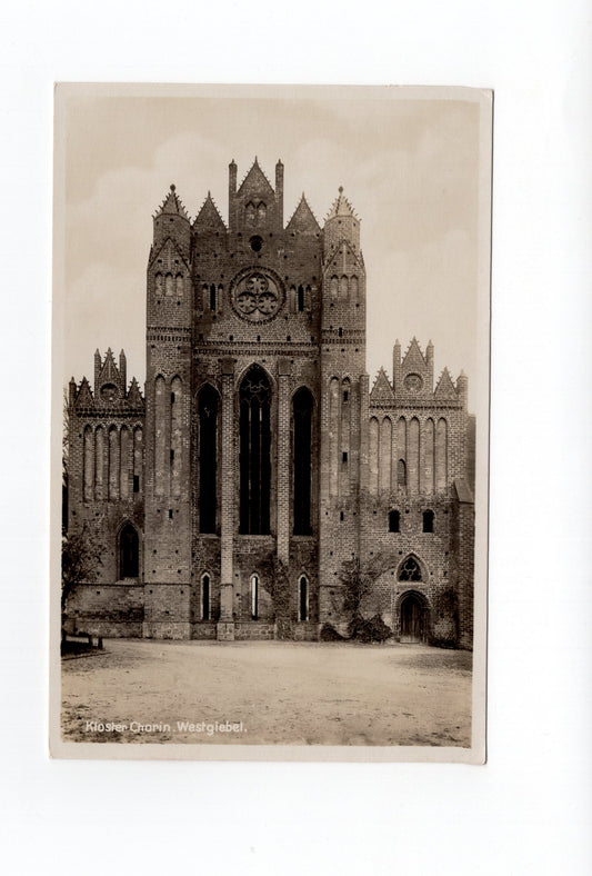 Ansichtskarte Kloster Chorin / Westgiebel