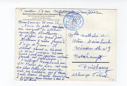 Ansichtskarte Bonn / Beethovens Geburtshaus