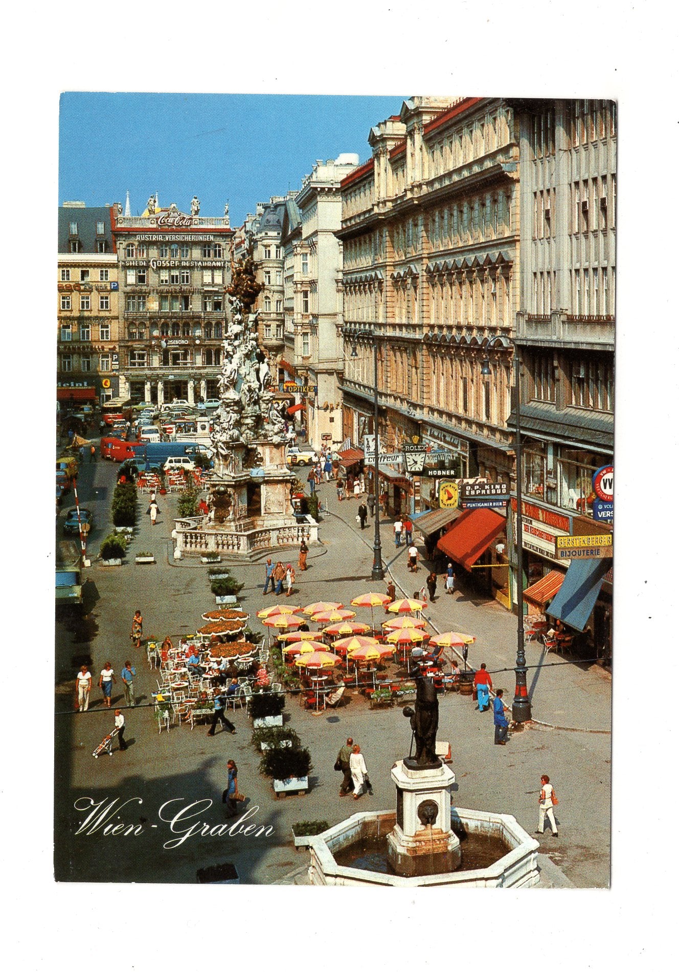 Ansichtskarte Wien / Graben / Österreich