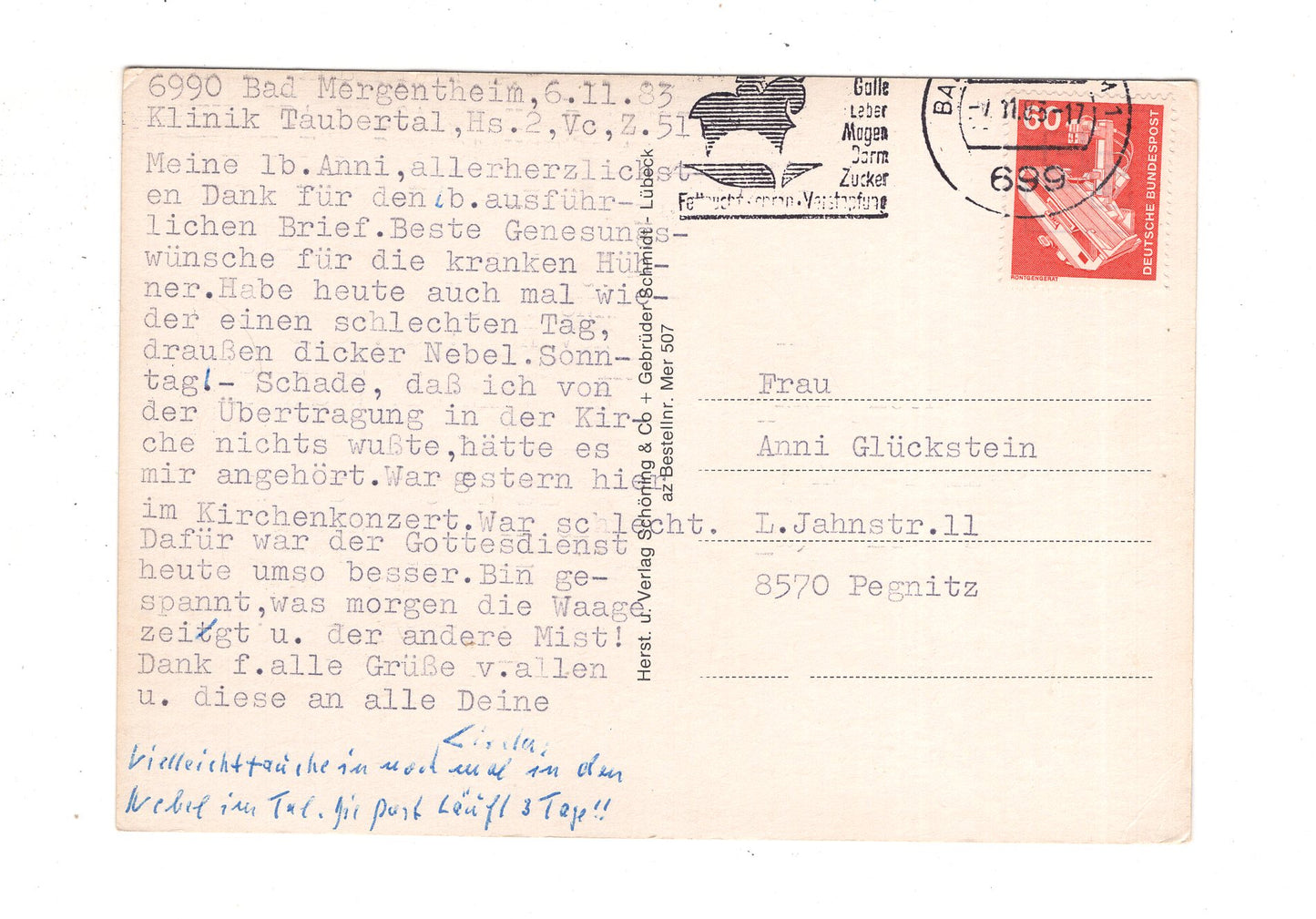 Ansichtskarte Bad Mergentheim / J1-60