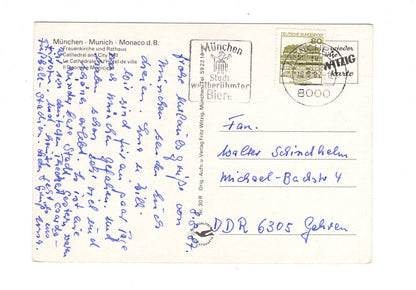 Ansichtskarte München / Frauenkirche und Rathaus / G1-53