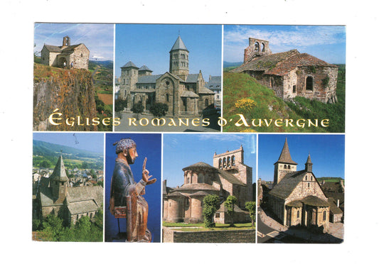 Ansichtskarte Eglises Romaines d´Auvergne / Frankreich