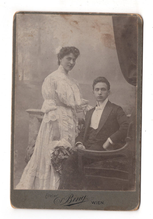 Fotografie Feines Paar - Wien 1905 / CAB X-27