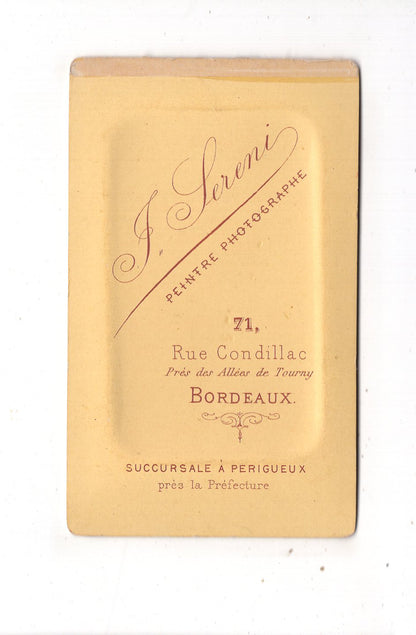 Fotografie Feiner Herr / Geistlicher - Bordeaux 1880er