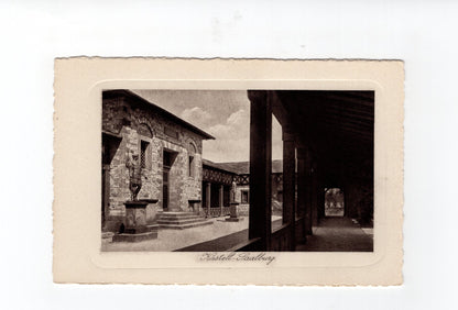 Ansichtskarte Kastell-Saalburg / Peristyl mit Umgang