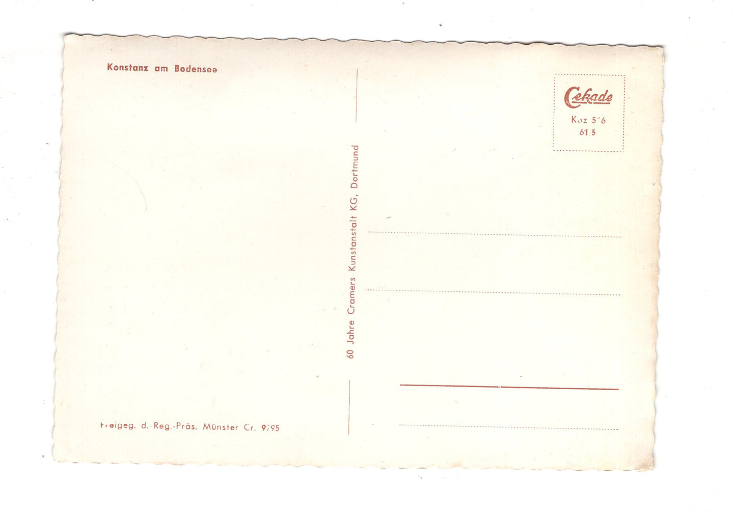 Ansichtskarte Konstanz am Bodensee / K1-53