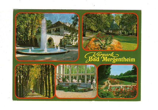 Ansichtskarte Bad Mergentheim / Kurpark / J1-60