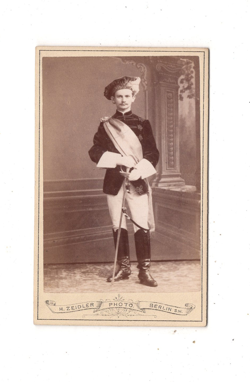 Fotografie Studentika Burschenschaft - Berlin um 1890