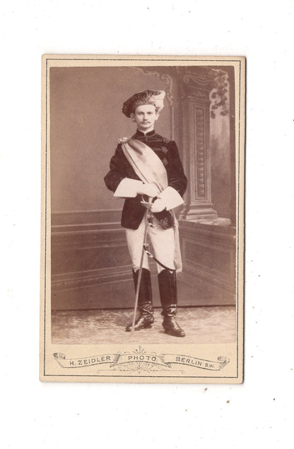 Fotografie Studentika Burschenschaft - Berlin um 1890
