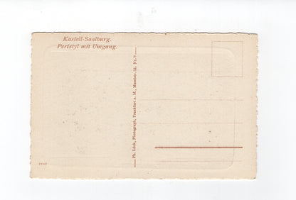 Ansichtskarte Kastell-Saalburg / Peristyl mit Umgang