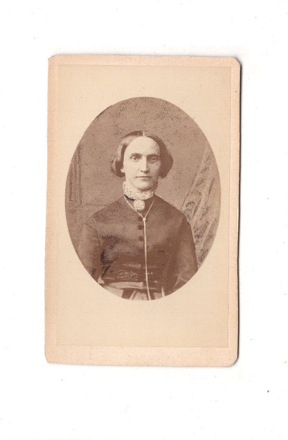 Fotografie Damenportrait - Berlin 1870er / CDV C1-16