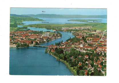Ansichtskarte Konstanz am Bodensee mit Vorort Petershausen / K1-53