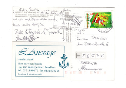 Ansichtskarte Honfleur / Frankreich