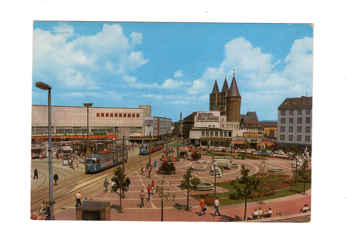 Ansichtskarte Königsplatz in Kassel