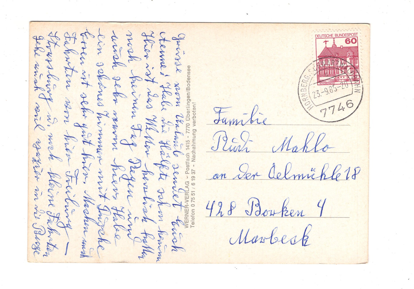 Ansichtskarte Hornberg im schönen Schwarzwald / G1-69