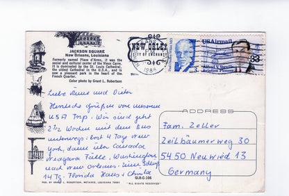 Ansichtskarte Jackson Square / New Orleans / Louisiana / USA