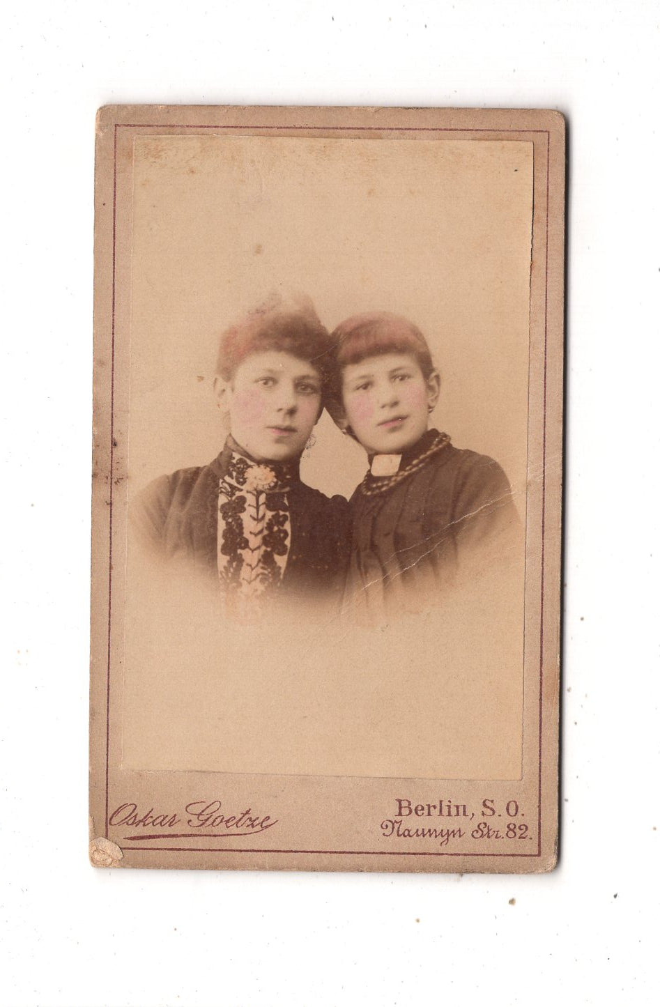 Fotografie Feine Mädchen - Berlin 1880er