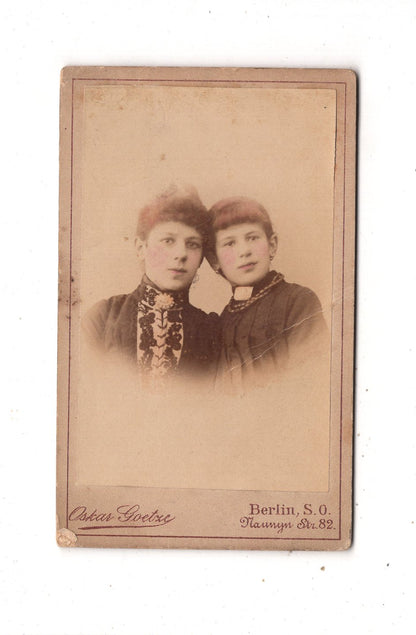 Fotografie Feine Mädchen - Berlin 1880er