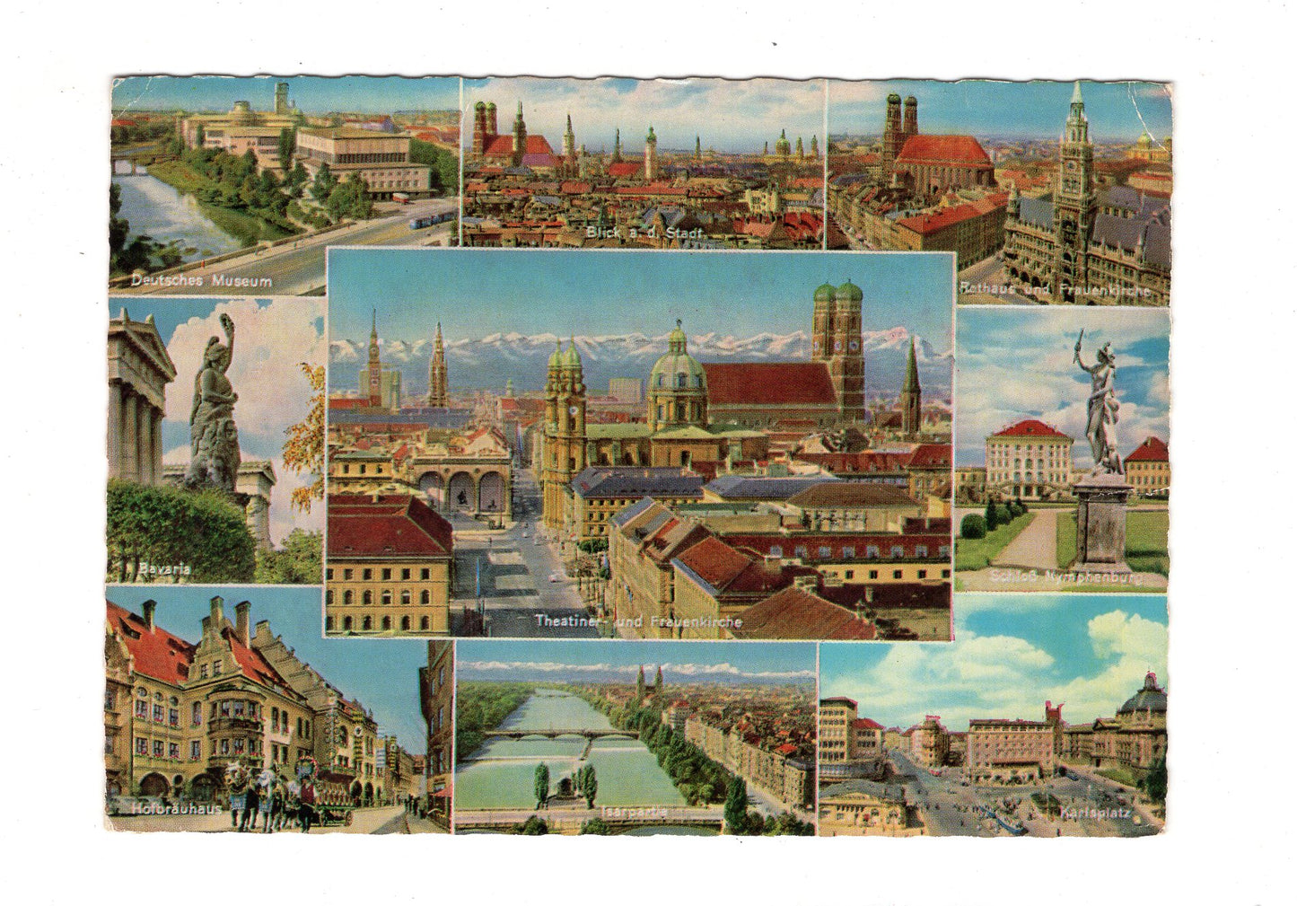 Ansichtskarte München / Hofbräuhaus - Isarpartie +++ / G1-53