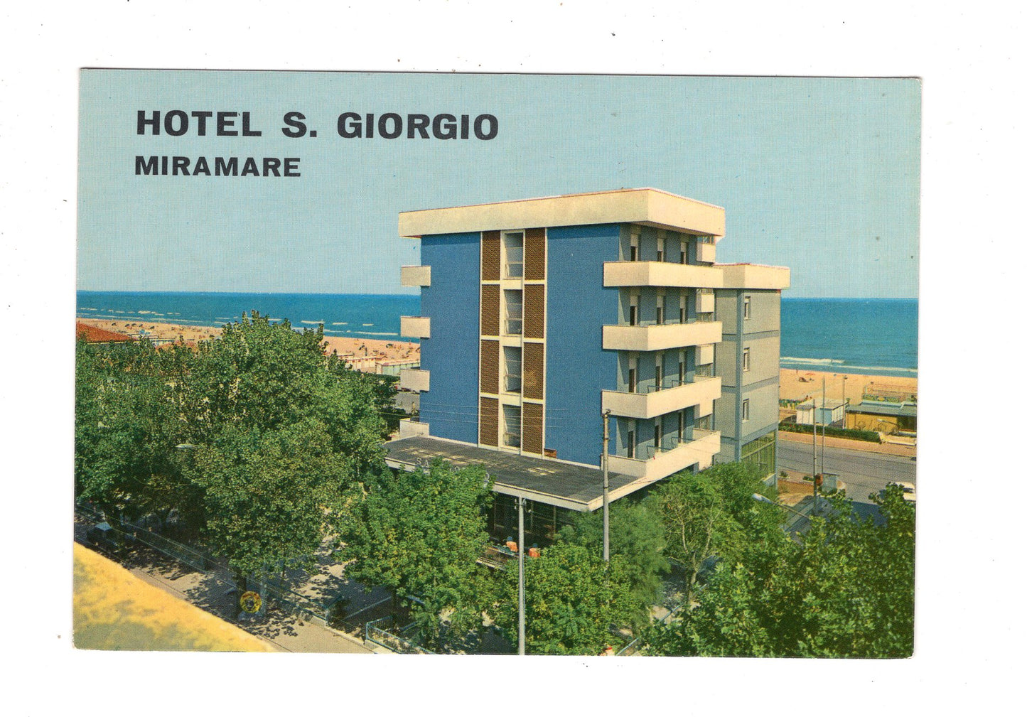 Ansichtskarte Hotel S. Giorgio / Miramare di Rimini / Italien / N1-59