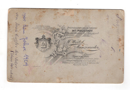 Fotografie Feines Paar - Wiener Neustadt 1900er / CAB X-27