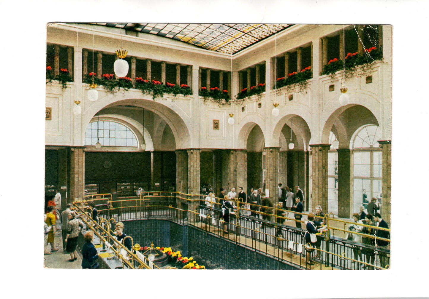 Ansichtskarte Bad Kissingen / Brunnenhalle