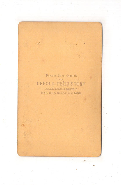 Fotografie Studentika Burschenschaft mit Widmung - Hildesheim 1870