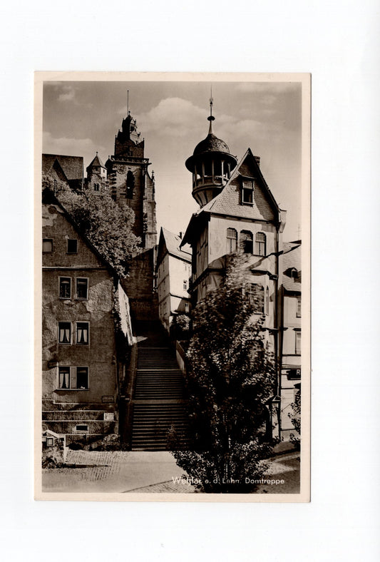 Ansichtskarte Wetzlar an der Lahn / Domtreppe