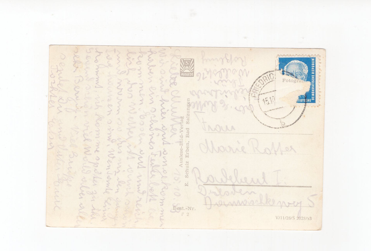 Ansichtskarte Friedrichroda / Blick auf Gottlob