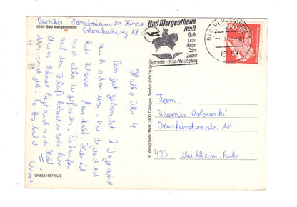 Ansichtskarte Bad Mergentheim / J1-60