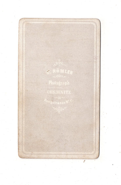 Fotografie Feines Paar - Chemnitz 1860er / CDV L1-37
