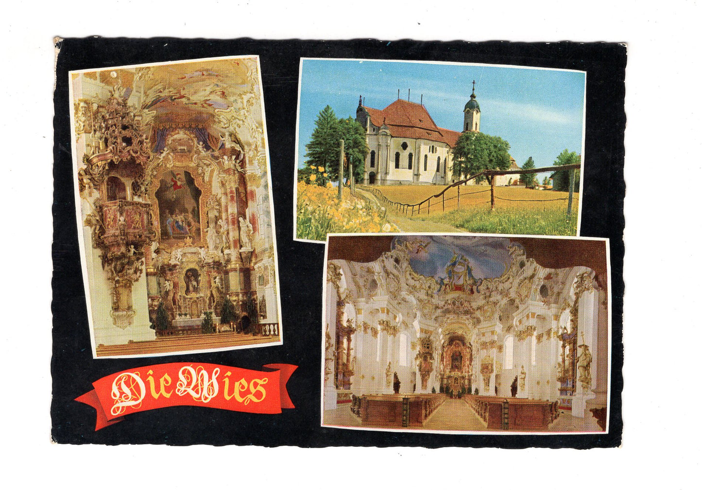 Ansichtskarte Wallfahrtskirche Die Wies / Oberbayern / H1-66