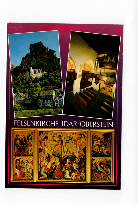 Ansichtskarte Felsenkirche Idar-Oberstein
