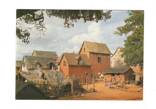 Ansichtskarte Village des hauts Plateaux / Madagaskar