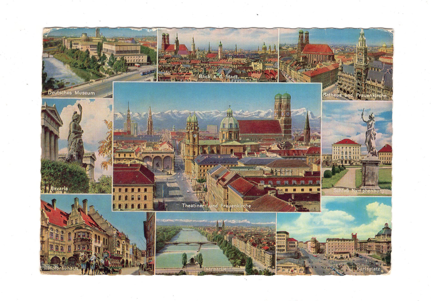 Ansichtskarte München / Hofbräuhaus - Isarpartie +++ / G1-53