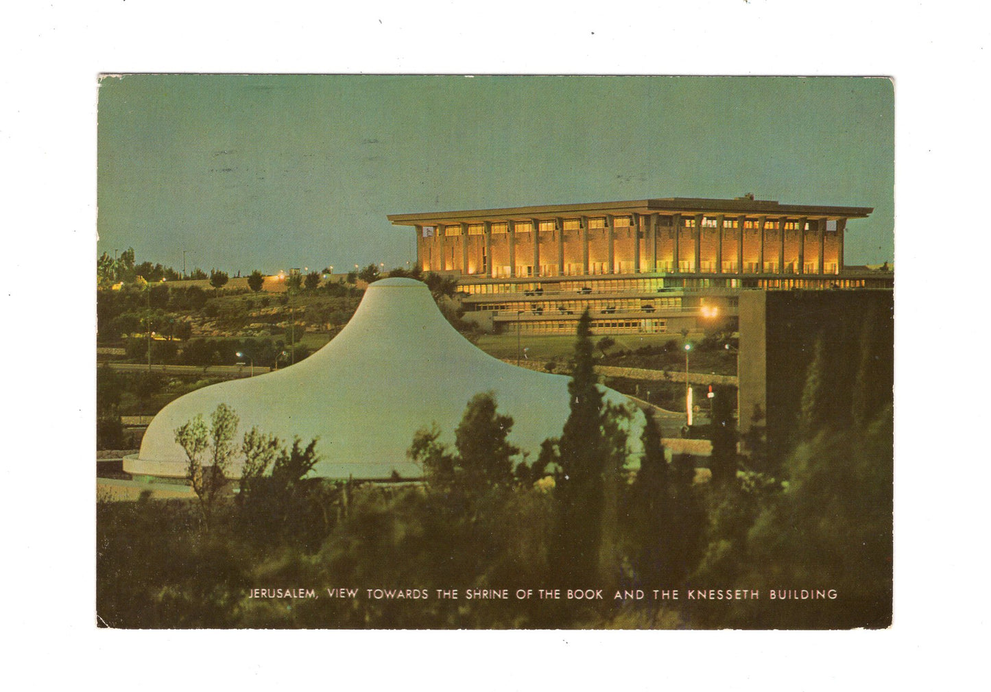 Ansichtskarte Shrine of the Book and Knesseth / Jerusalem / Israel